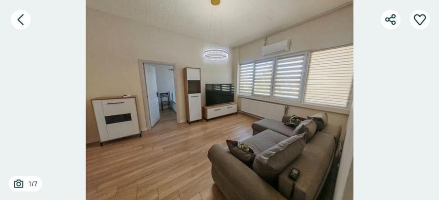 Apartament cu 3 camere semidecomandat în Ultracentral
