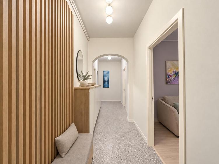 Apartament cu 3 camere decomandat, mobilat în Vatra Luminoasă