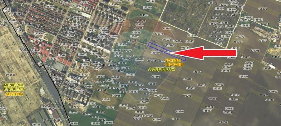 Teren agricol intravilan de 12651 mp, în Central