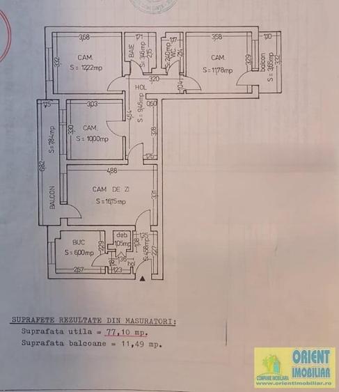 Tomis Nord, apartament 4 camere de vanzare, parter, gaze, mobilat - 7