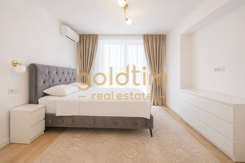 Apartament cu 3 camere semidecomandat, mobilat în Băneasa