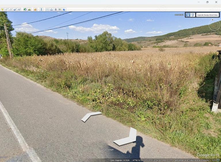 Teren de 800 mp, în Dârja