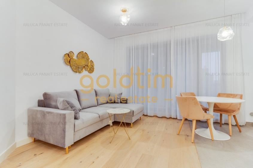 Apartament cu 2 camere nedecomandat, mobilat în Herăstrău