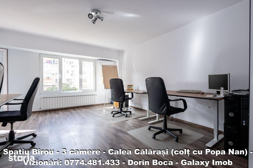 BIROU 3 Camere NEMOBILAT - CALEA CALARASI - Centrala proprie - 5