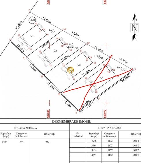 Casă individuală cu 4 camere cu Canalizare în Otopeni
