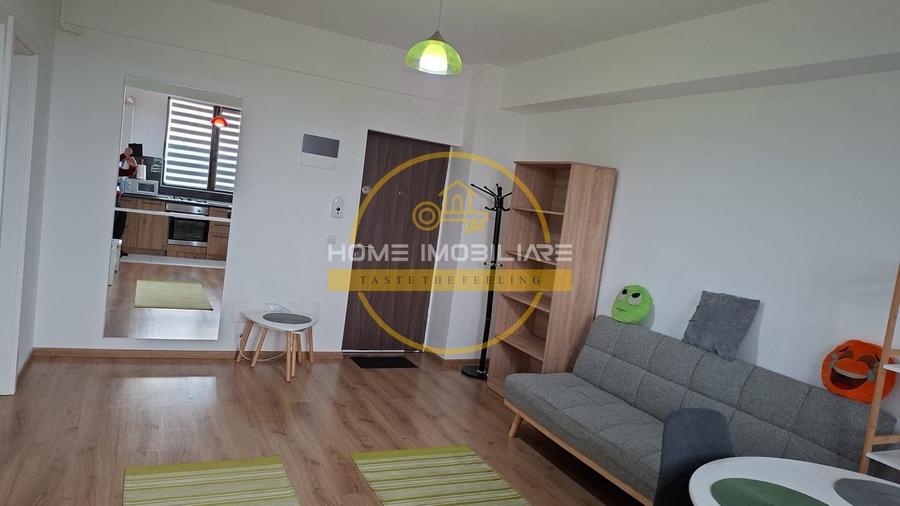 Apartament cu 2 camere semidecomandat, mobilat în Exterior Vest