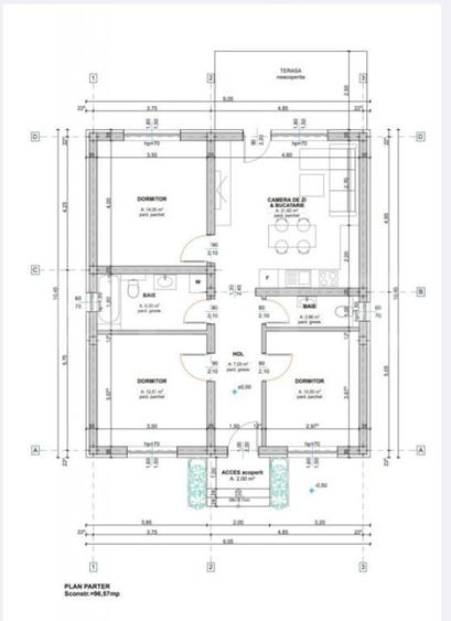 Casa 76 mp, teren 276 mp, zona Selgros - 11