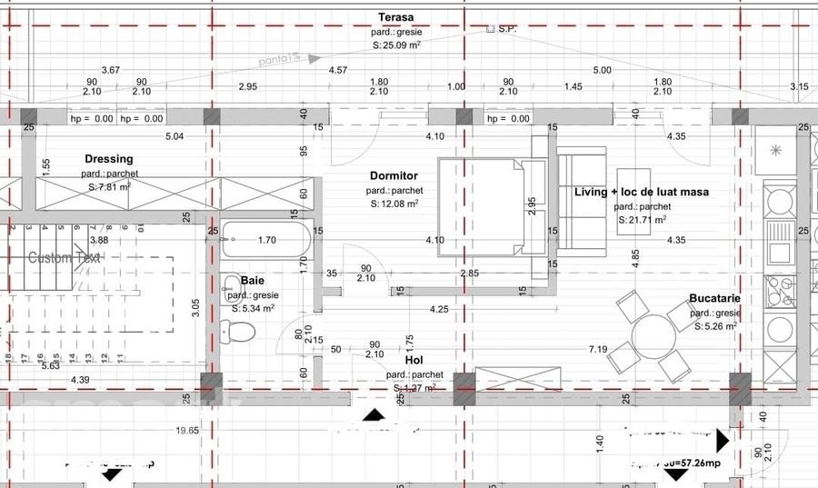 Apartament 2 camere bloc nou Dambul Rotund - 3