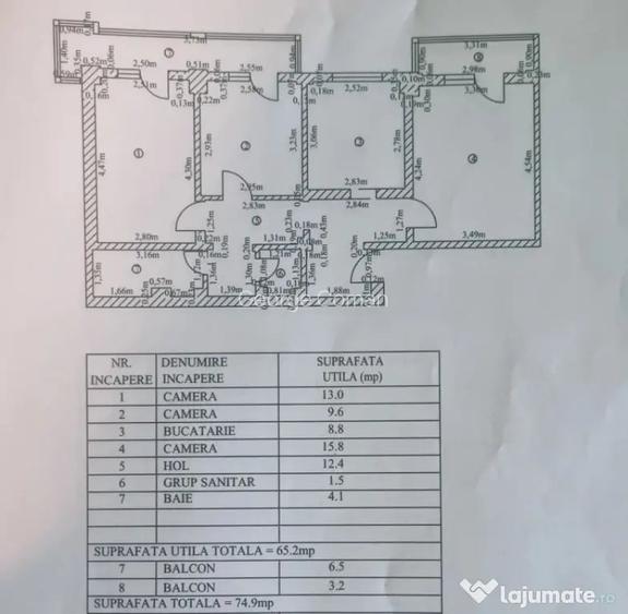 FALEZA- 3 CAMERE DECOMANDAT ,ETAJ 7, CENTRALA GAZ, MOBILAT S - Tulcea (Tulcea)