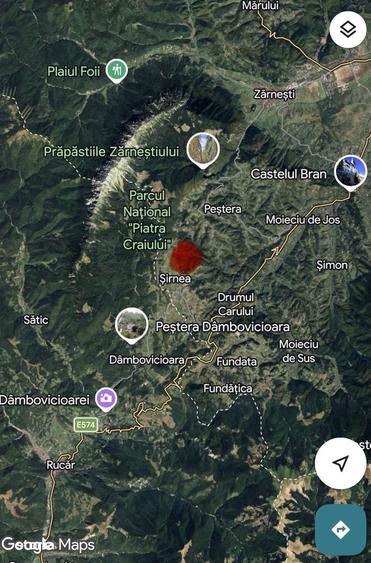 Teren de 1000 mp, în Fundata