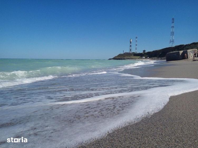 Teren Tuzla cu vedere la mare si drum pietruit - 7