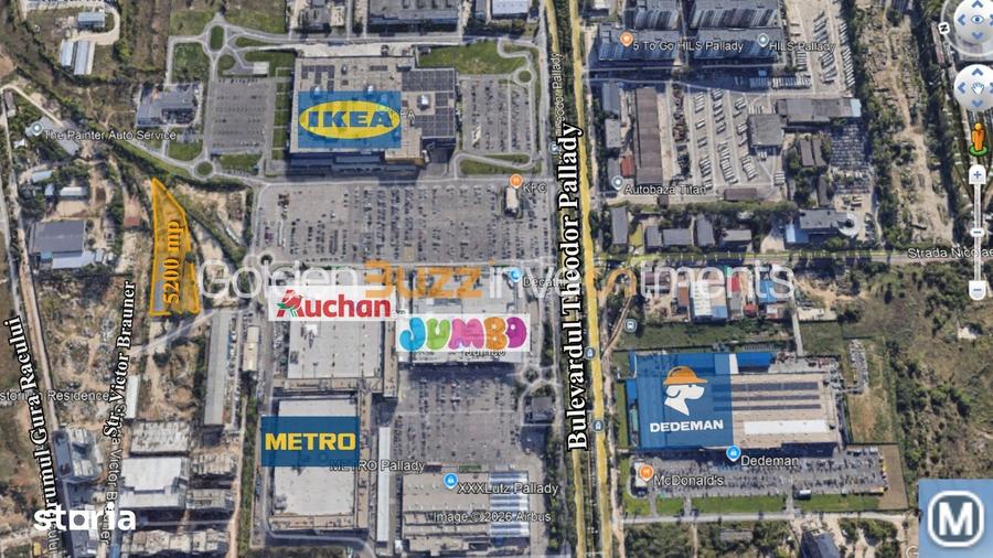 Teren de 5260 mp, în Cișmigiu