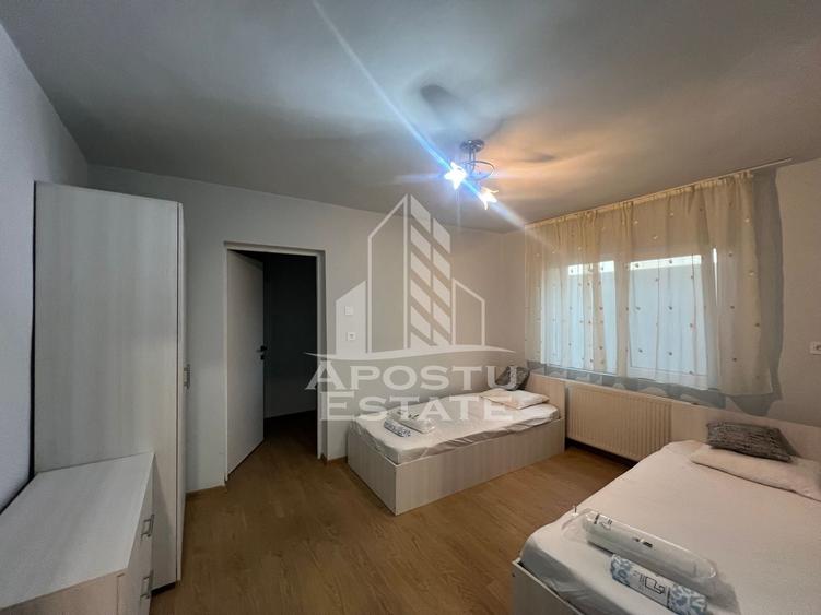 Apartament cu 2 camere semidecomandat, mobilat în Ghiroda