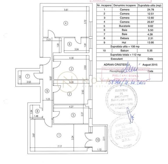 Apartament 3 4 camere Laguna Residence Aviatiei 107mpu - 18