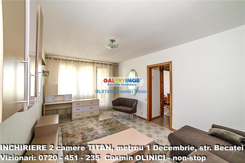 Apartament cu 2 camere decomandat, mobilat în 1 Decembrie 1918