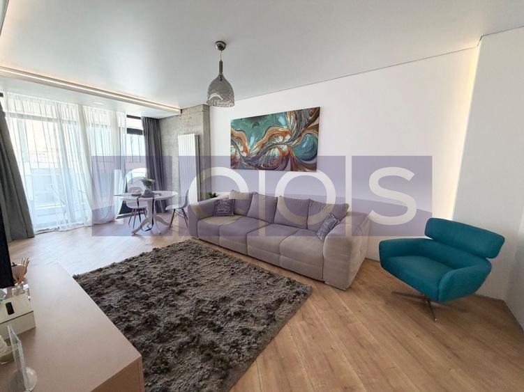Apartament cu 2 camere semidecomandat, mobilat în Floreasca