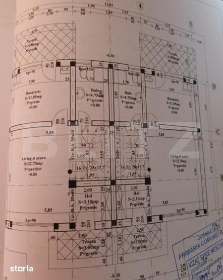 Duplex central, 3 camere, 100 mp, in Barnova - Visan - 2
