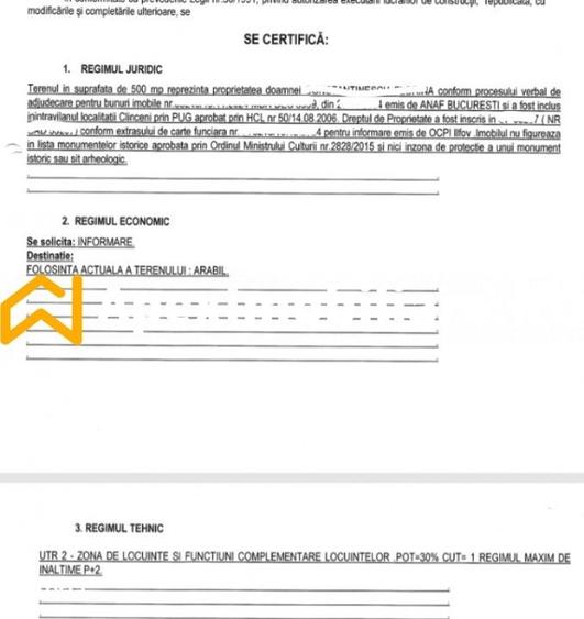 Teren Intravilan | Clinceni | 512mp - 1