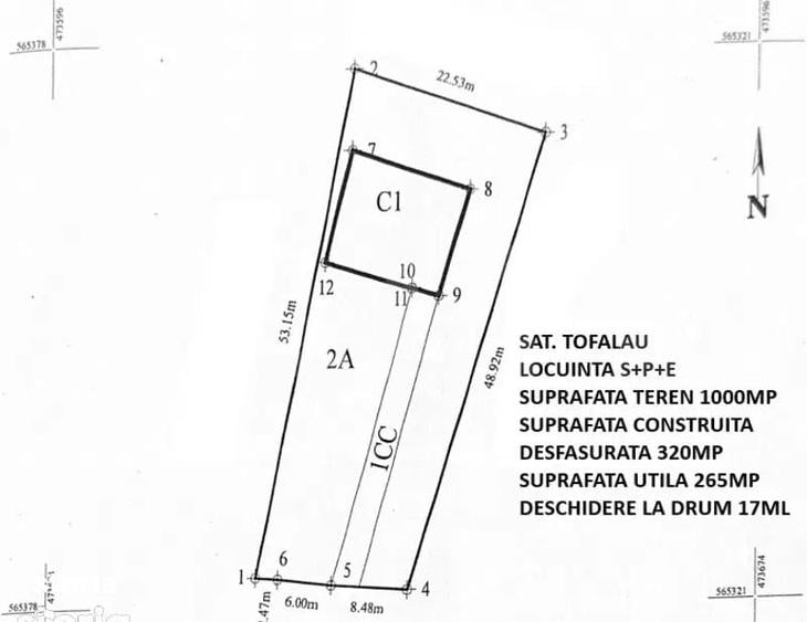 Casă cu 4 camere cu Teren 1000 Mp în Sângeorgiu de Mureș
