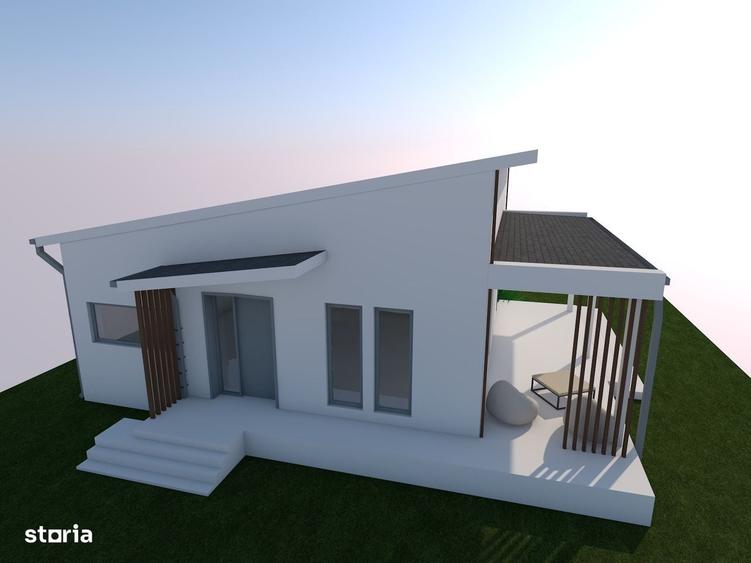 Casă cu 3 camere în Cârcea