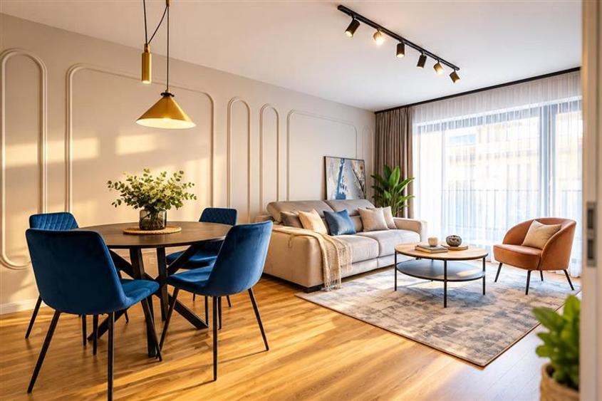 Apartament cu 2 camere decomandat, mobilat în Central