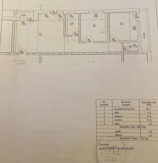 Apartament 3 camere de vanzare bloc 2022 Ploiesti - 5