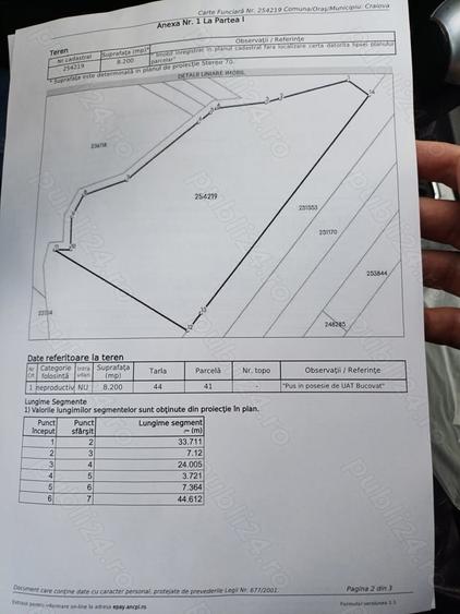 Teren de 8200 mp, în Central