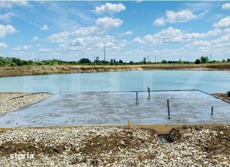 Teren intravilan 4,76 ha cu 2 balti de pescuit | Pitaru | 4 km de A1 - 4