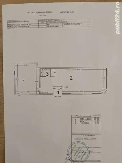 Spațiu comercial, de 75 mp, în Berceni