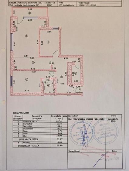 Apartament cu 3 camere decomandat, mobilat în Central