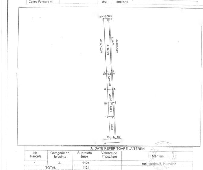 Teren intravilan de vanzare, 1.124 mp, Militari, Bucuresti - 1
