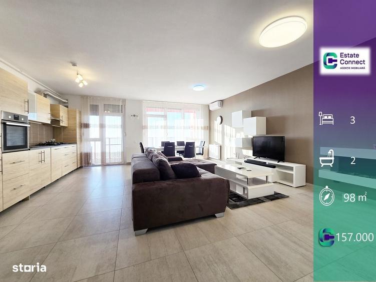 Apartament cu 3 camere decomandat în Micălaca