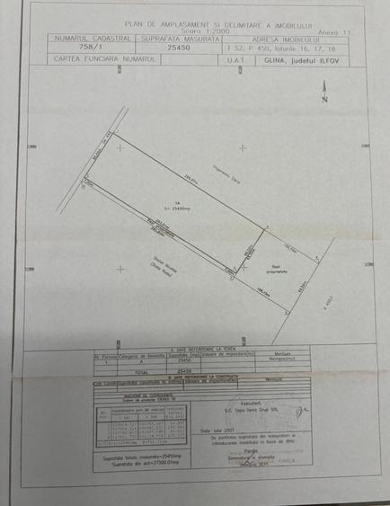 Teren agricol extravilan de 22725 mp, în Glina