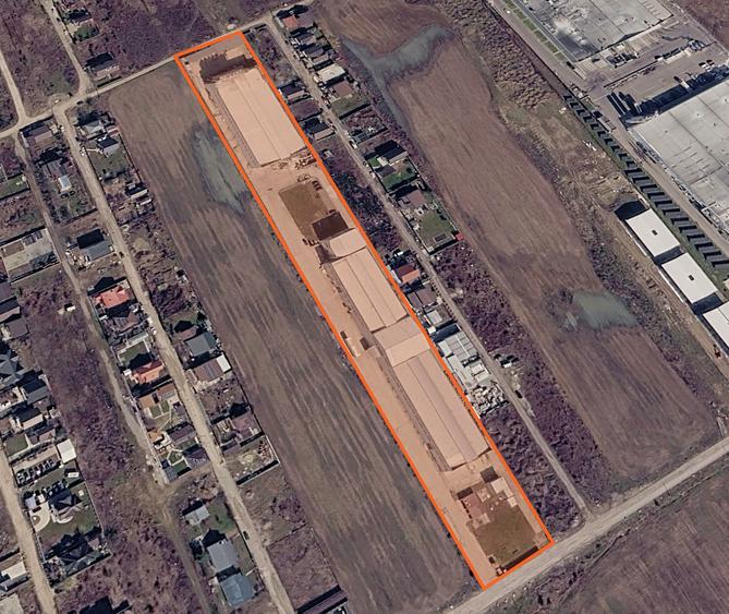 Spațiu industrial, de 7,842 mp, în Clinceni