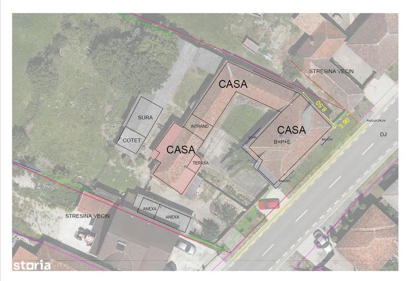 Casă cu 4 camere în Crâncești