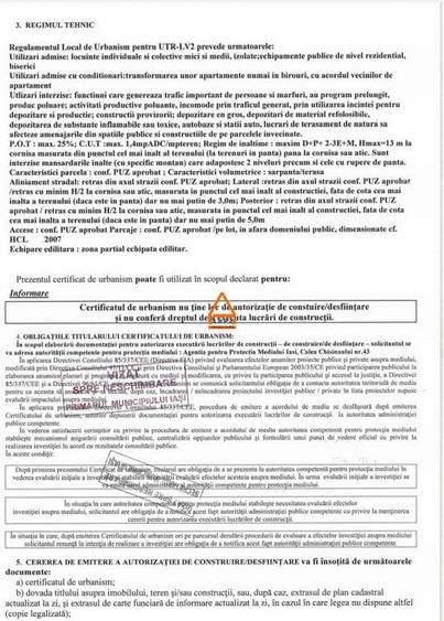 Teren Construcții intravilan de 16270 mp, în Păcurari