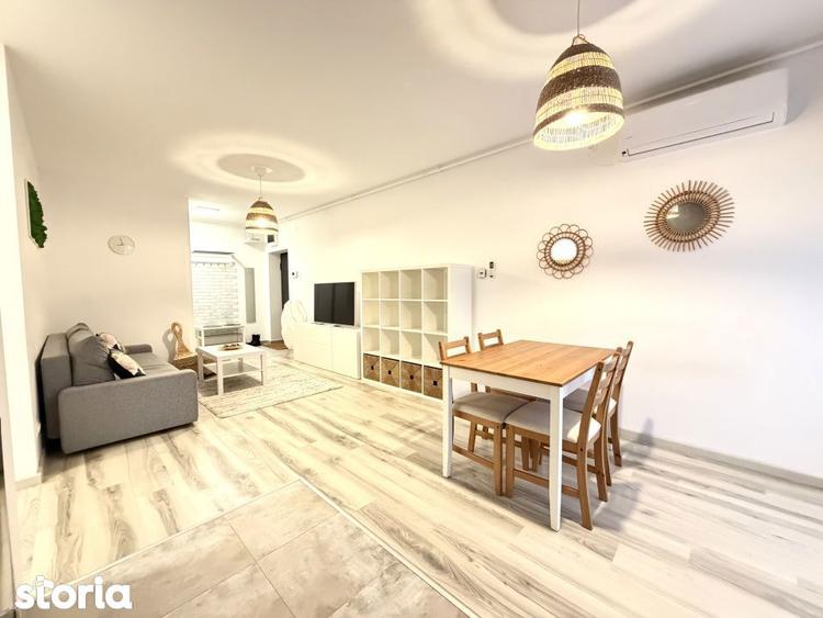 Apartament cu 3 camere, mobilat în Central