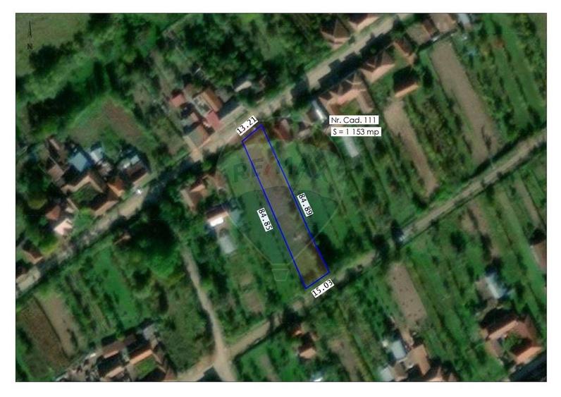 Teren Construcții intravilan de 1153 mp, în Mizieș
