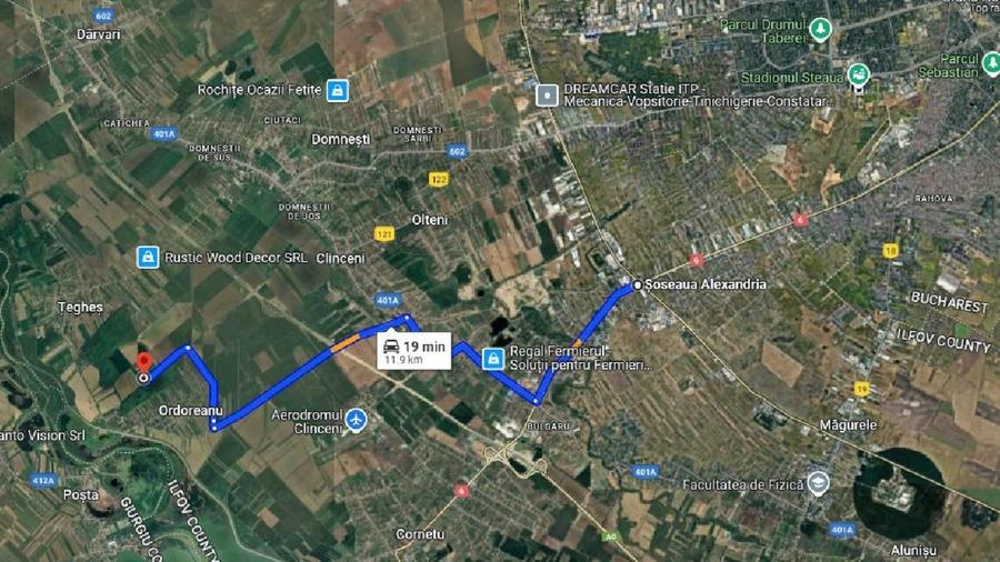 Teren intravilan 1750 m² - CLINCENI - ILFOV - 2