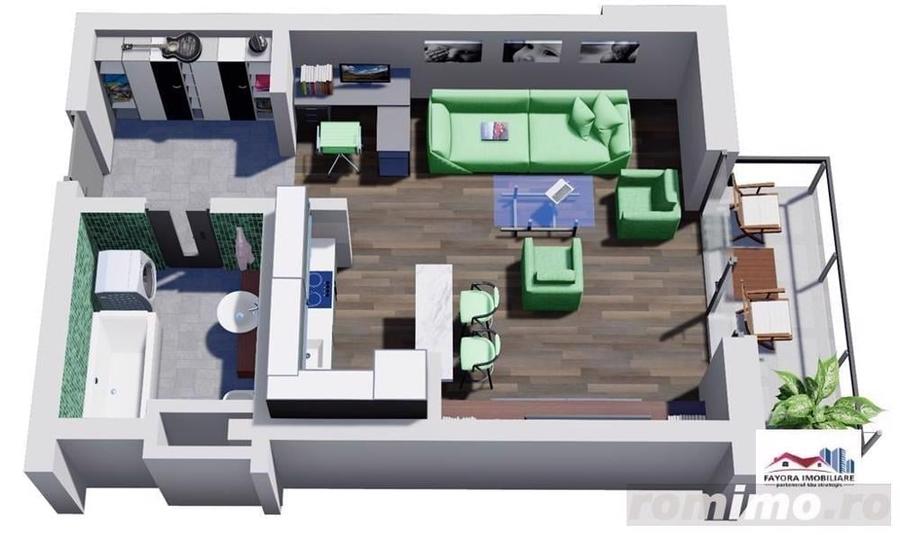 Apartament 1 Camera Tip A1 de Vanzare in Ansamblul Green Residence - 4