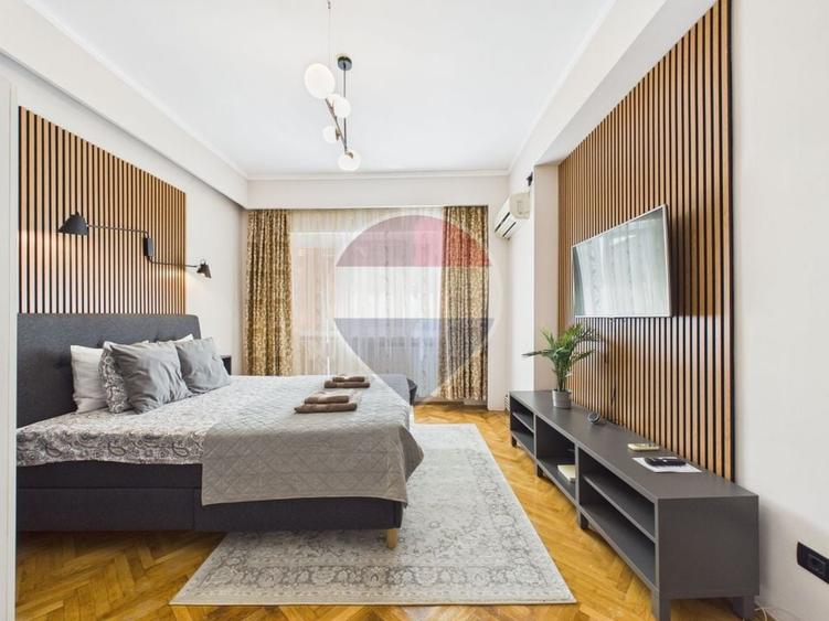 Apartament cu 2 camere semidecomandat, mobilat în Calea Victoriei