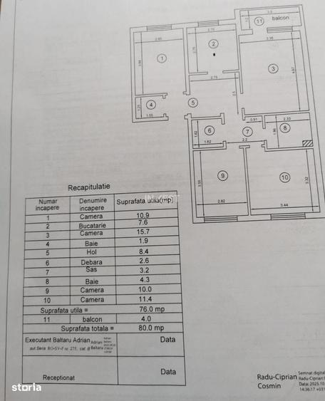 Apartament 4 camere, etaj 3, zona Mircea cel Batran - 1