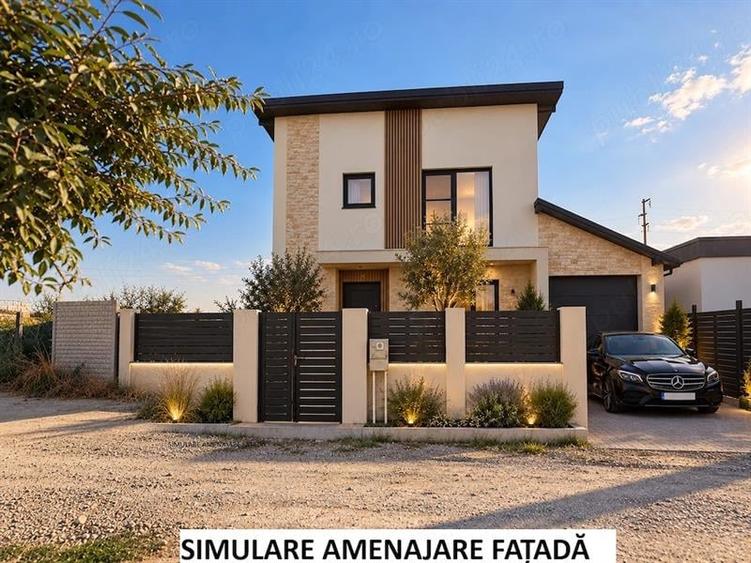 Casă individuală cu 4 camere cu Teren 491 Mp în Albești