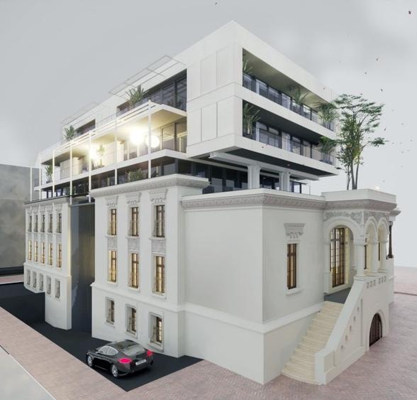 Casă cu 19 camere cu Teren 1725 Mp în Dorobanți