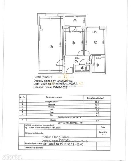 Apartament cu 3 camere, complet mobilat si utilat, acces rapid metrou - 1