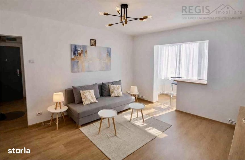 Apartament cu 2 camere semidecomandat, mobilat în Tractorul