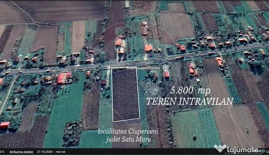 Teren de 5800 mp, în Agriș