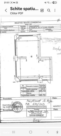 Spațiu comercial, de 106 mp, în Central