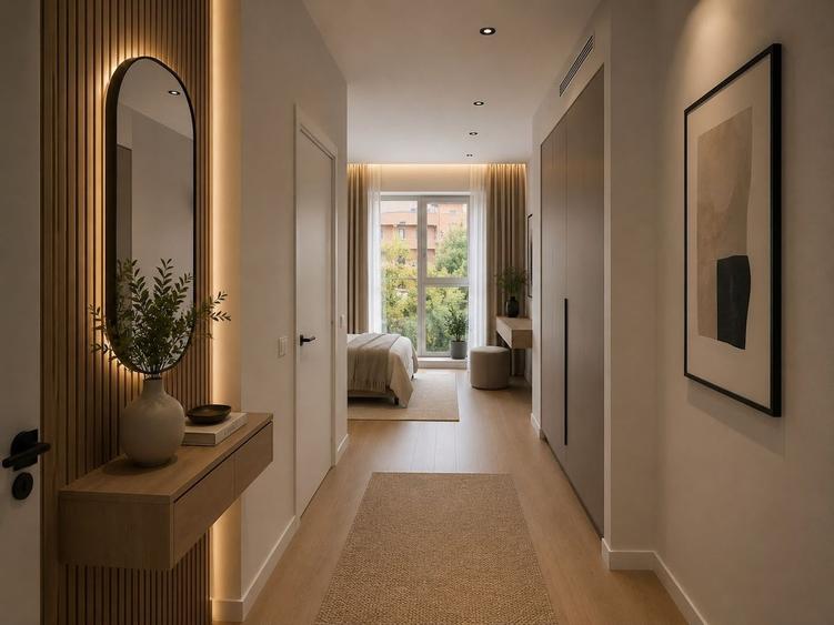 Apartament cu 3 camere semidecomandat în Vest