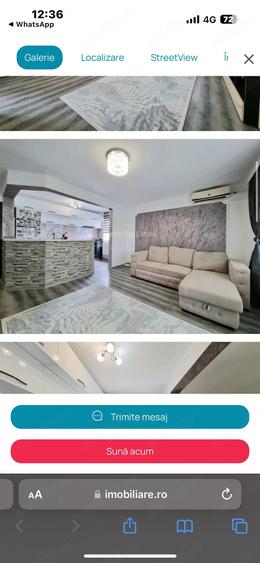 Apartament cu 2 camere decomandat în Cumpăna